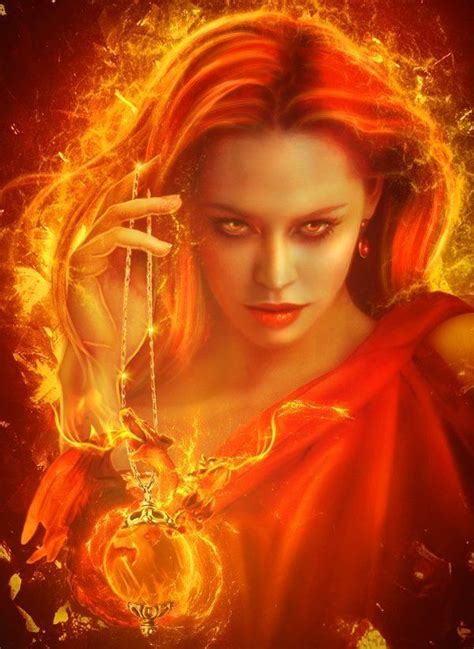 Fire Woman Fantasy Pinterest Wallpaper