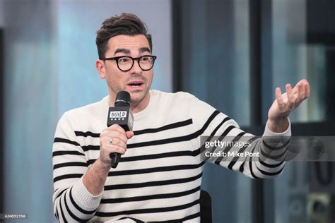 dan levy visits build series to discuss schitt s creek at build news photo getty images