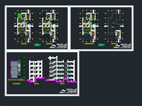 Vivienda Multifamiliar En Autocad Descargar Cad Mb Bibliocad Hot