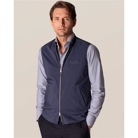 Eton Blue Wind Vest Outerwear From Signature Menswear Uk