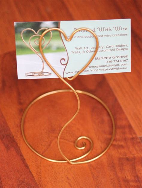 10 Heart With Swirl Wire Picture Holder Wire Picture Holders Picture
