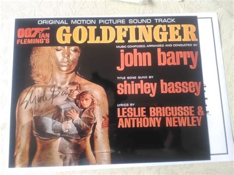 James Bond Goldfinger Shirley Bassey Title Song Catawiki