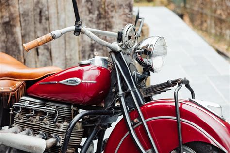 This 1940s Four Cylinder Indian Motorcycle Was Such A Beast It Became