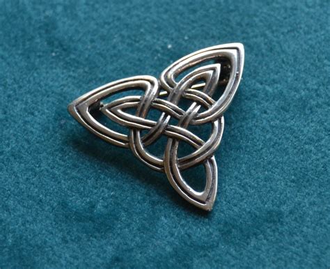 Vintage Celtic Knot Celtic Silver Brooch Scarf Pin Shawl Pin Etsy