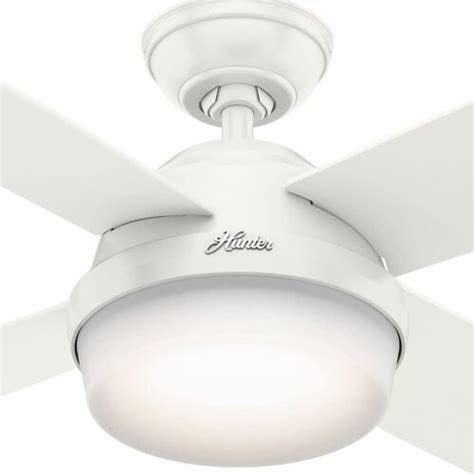 Hunter Dempsey 52 Indooroutdoor Ceiling Fan With Led Light And Remote