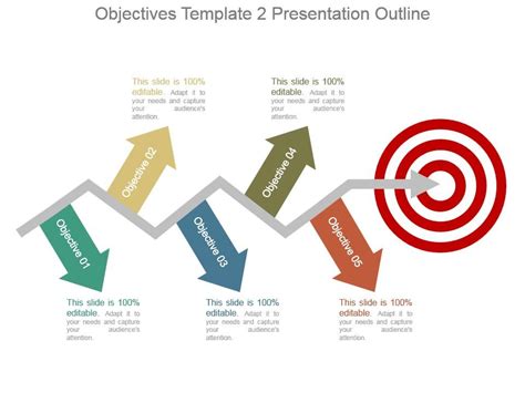 Objectives Template 2 Presentation Outline Templates Powerpoint