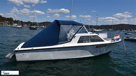Savage Ft Half Cabin Cruiser Dby Boat Sales Newport Sydney Nsw