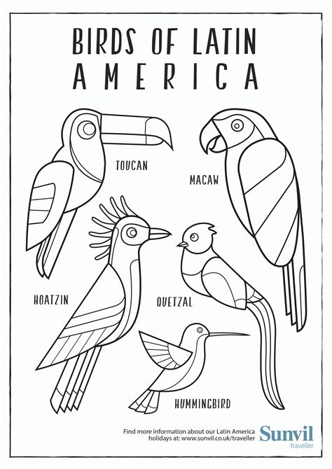 South America Coloring Page Coloring Home