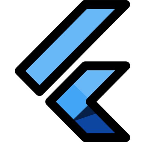 Flutter Logo Icon Download In Doodle Style