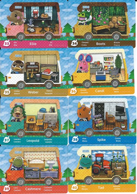 Go to the lower right corner of the room and access the port machine to use your amiibo or amiibo card. Scans of All 50 New Animal Crossing: New Leaf amiibo Cards | Mon Amiibo.com