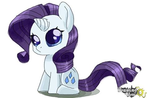 How To Draw Chibi Rarity From My Little Pony Friendship Is Magic