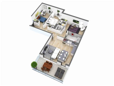 Image result for l shaped 2 story house plans | L-förmiges ...