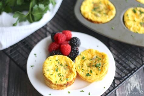 Mini Crustless Quiche Cups With Sausage And Cheese Two
