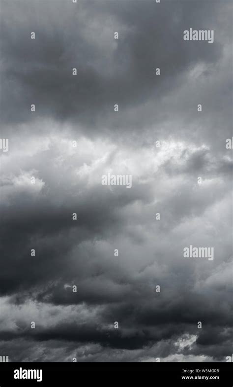 Overcast Sky Beautiful Majestic Grey Thunder Clouds Stock Photo Alamy