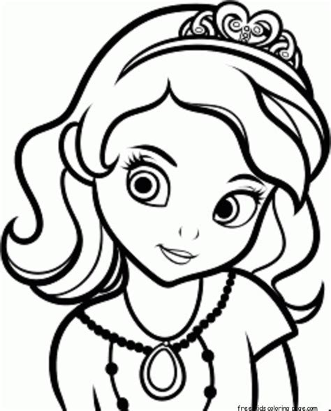 Get your free printable princess coloring pages at allkidsnetwork.com. Princess sofia colouring pages to print - Free Printable ...