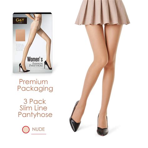 Gandy 3 Pairs Womens Sheer Tights 20d Control Top Pantyhose With Reinforced Toes Buy Online In