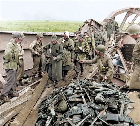 Surrender At The Elbe River 1945 Wwiipics