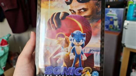 sonic the hedgehog 2 4k blu ray steelbook unboxing youtube
