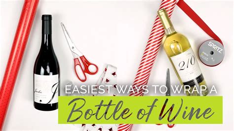 Easiest Ways To Wrap A Wine Bottle Youtube