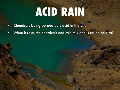 Acid Rain By Megan Forsythe