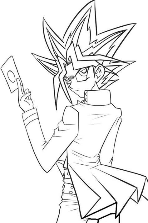 Yu Gi Oh Coloring Page Free Printable Coloring Pages For Kids