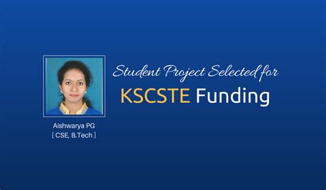 Expired jobs in kerala state council for science technology and environment (kscste). BTech (CSE) student project gets funding from KSCSTE ...