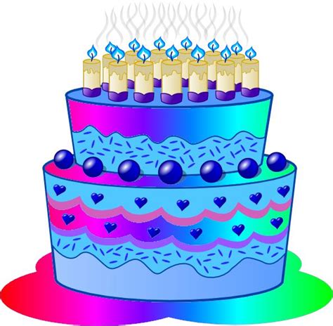 Free Birthday Cake Clipart Pictures Clipartix Happy Birthday Cakes