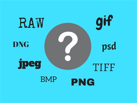 Understanding All The Different Image File Formats