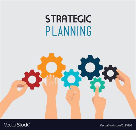 Strategic Planning Design Royalty Free Vector Image