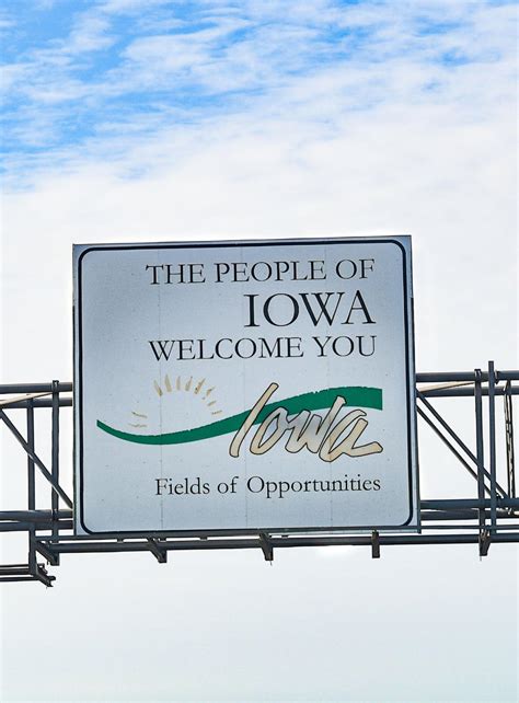 Welcome To Iowa Signs