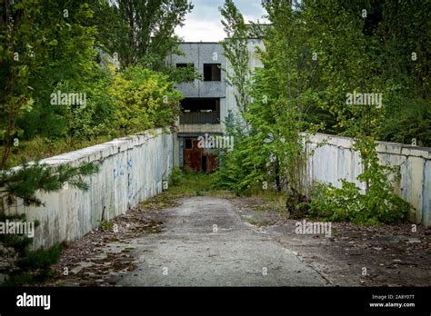 Abandoned Building In The City Of Pripyat Ghost Town Of The Chernobyl