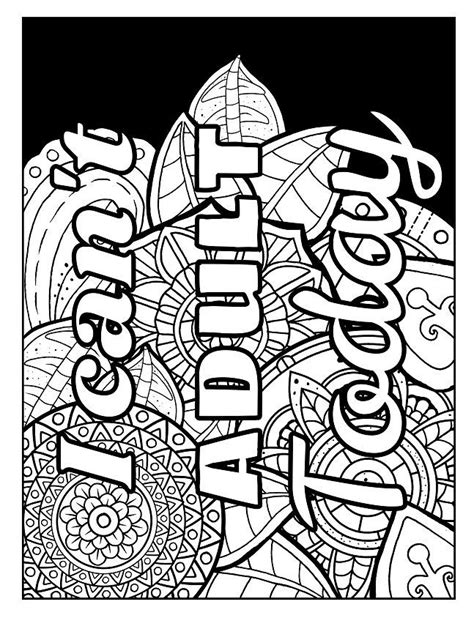 Swear Word Coloring Pages Printable Printable Word Searches