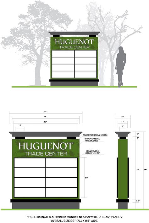 Tenant Panel Sign Design By Robert Hutchinson Architectural Signage