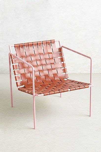 Grid Layered Leather Seating Woven Chair Chair Diy Chair