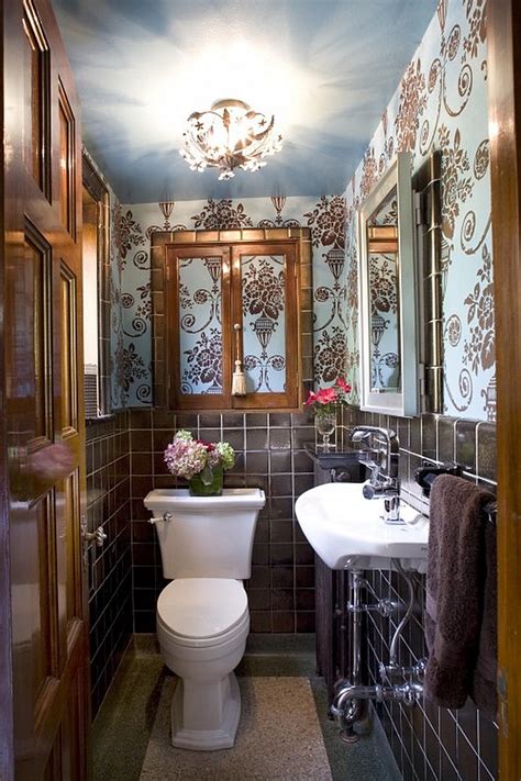 How To Make A Narrow Powder Room Feel Inviting And Comfortable 15 Ideas