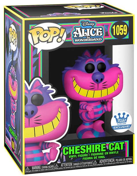 Funko Pop Disney Alice In Wonderland Cheshire Cat Black Light Funko