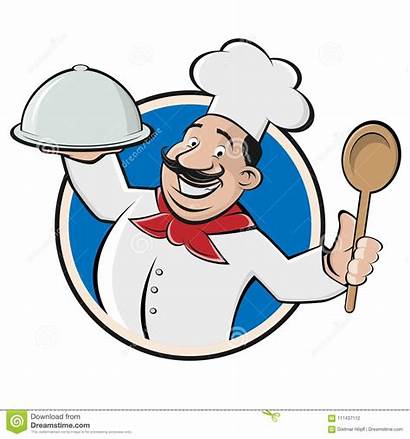 Chef Restaurant Funny Spoon Clipart Clip Cloche