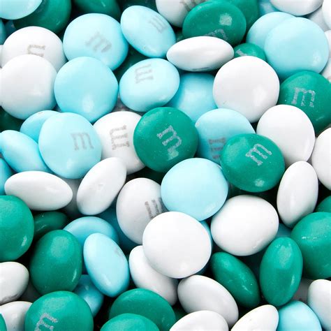 Light Blue Teal And White Mandms Chocolate Candy Candy Color Palette