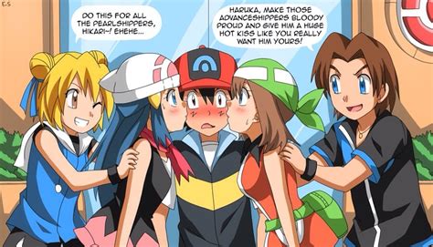 Ash Multiyships Ashs Harem Wiki Pokémon Amino