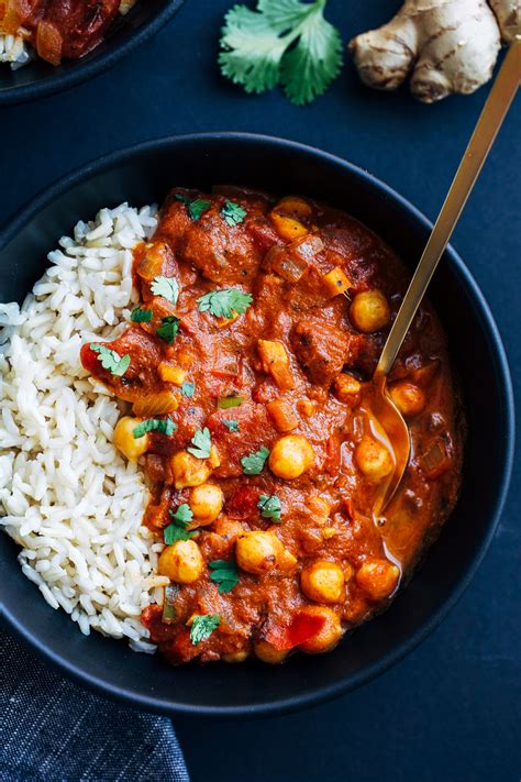 Drain juice from one can of tomatoes; One-Pot Chickpea Tikka Masala - Making Thyme for Health