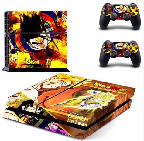 This article showcases the dragon ball fighterz controls so that you have a basic grasp of how the game plays and if you want to play with a. Dragon Ball Z Goku and Z-fighters Sticker Cover for PS4 ...