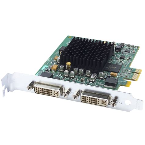 Here's the list of the best options on the market. Matrox G550 PCIe 32MB DDR PCI Express 1x Professional Video Card *Refurb