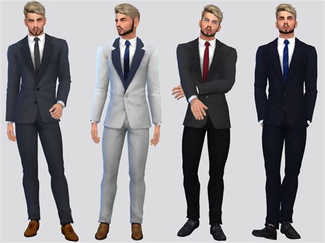 Mclaynesims Lestat Formal Suit Boys Sims 4 Cc Kids Cl