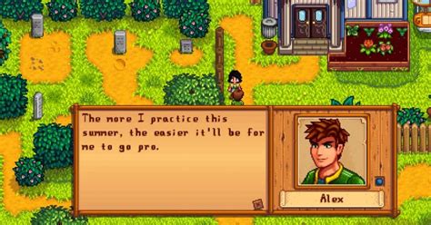 Stardew Valley Alex Schedule Ts And More Stardew Guide