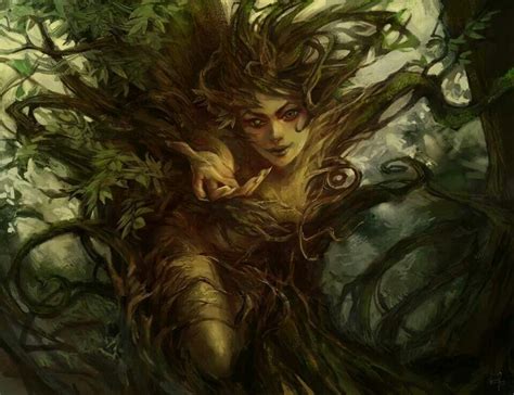 Tree Spirit Forest Creatures Magical Creatures Fantasy Creatures