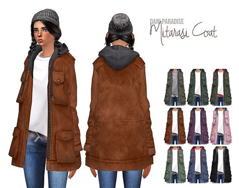 Mod The Sims Wcif Mitarasi Coat Sims 4