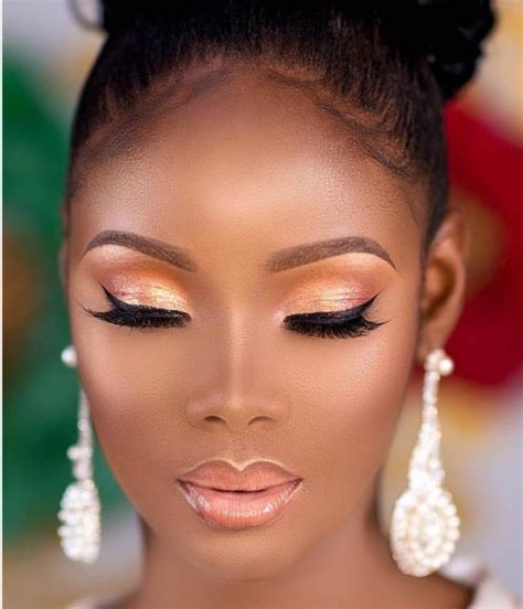 13 makeup looks to inspire the bride to be essence black bridal makeup wedding day makeup