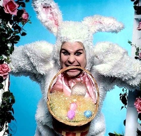 Hollywood Easter Photos If Its Hip Its Here Easter Photos Ozzy Osbourne Vintage Bunny