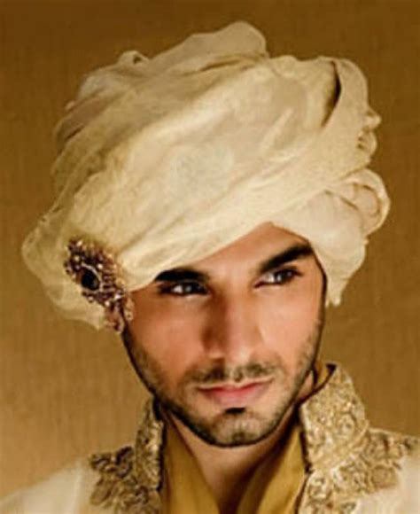 Stylish Organza Turban For Mens Traditional Sherwani Turbans Saihat Al