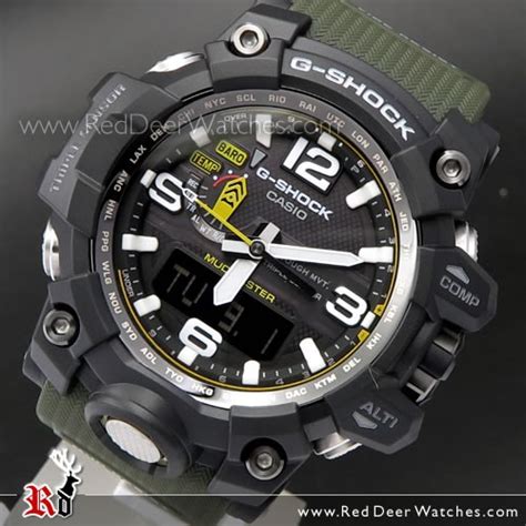 Three miniature sensors for measuring directions, barometric pressure / altitude, and temperature: BUY Casio G-Shock MUDMASTER Triple Sensor Solar Multiband ...